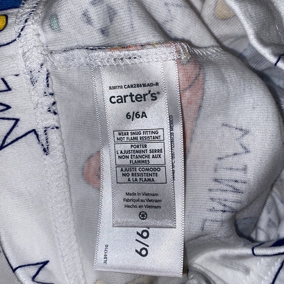 Carter's 2-Piece Pajama PJs ~ Video Games 🎮 ~ Size 6/6A ~ New! - Picture 7 of 8